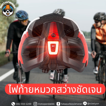 PROMEND Gopro หมวกกันน็อคจักรยาน หมวกกันน็อคสกู๊ตเตอร์  หมวกกันน็อคอัจฉริยะ  มีไฟปรับได้ หมวกกันน็อค หมวกจักรยาน