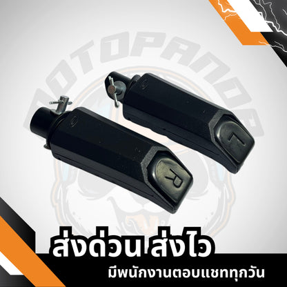 พักเท้าหลัง-ยางพักเท้าหน้า WAVE 110i (09,19) , WAVE 125i (12) , พักเท้าหลัง , ยางพักเท้าหน้า , พักเท้ามอเตอร์ไซค์