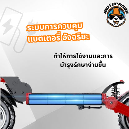 SEALUP Q18 E-SCOOTER [รับประกันมอเตอร์ 1 ปี] สกู๊ตเตอร์ไฟฟ้า พับได้ ออฟโรด พร้อมส่งในไทย (ทักแชทก่อนกดสั่งนะครับ)